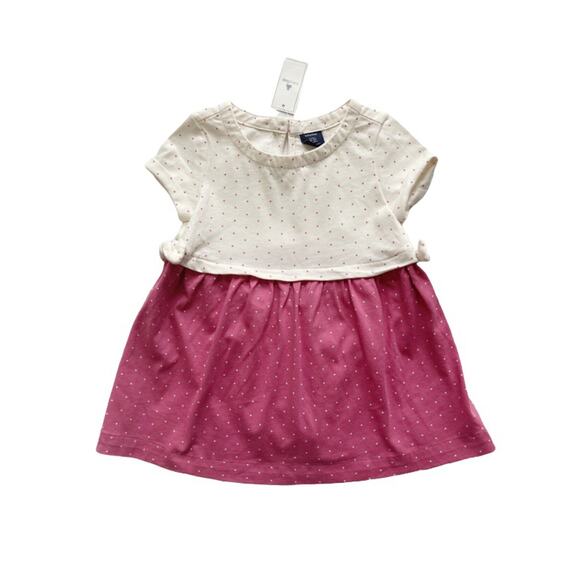 NWT Gap Polka Dot Dress Size 18-24m - Picture 1 of 5